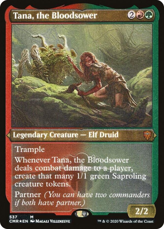 0537 Tana, the Bloodsower (Foil Etched) M Commander Legends