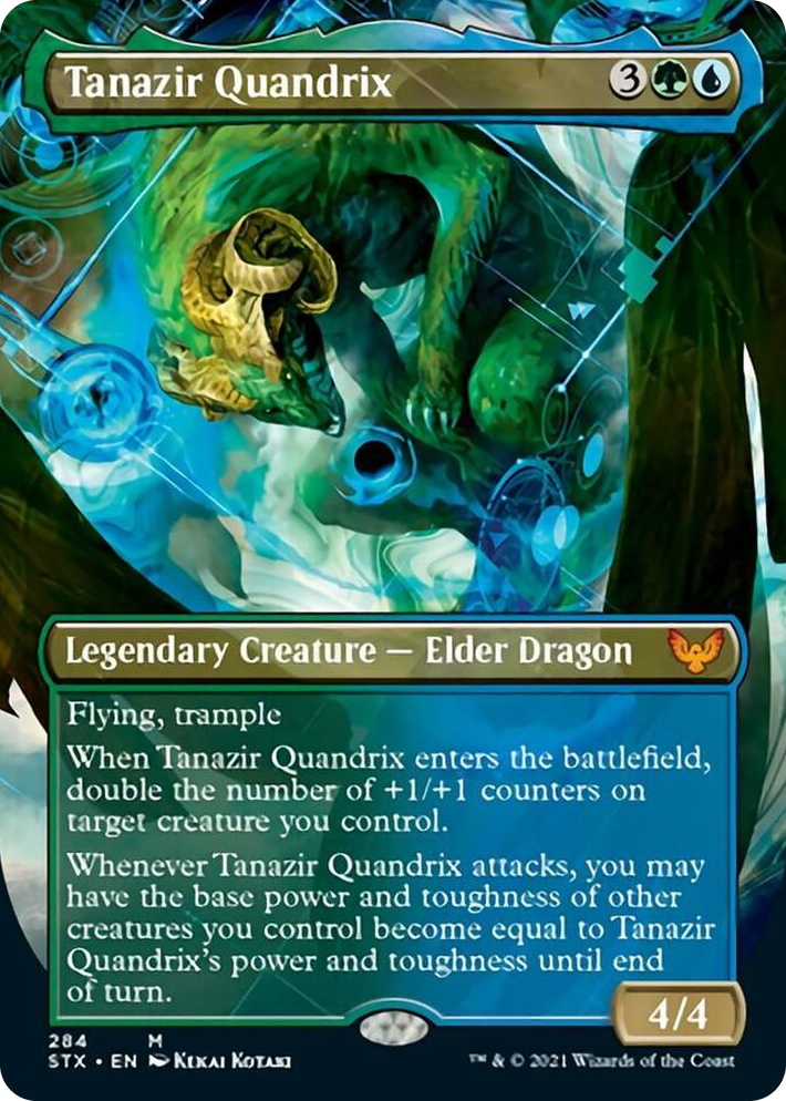 0284 Tanazir Quandrix (Borderless) M Strixhaven: School of Mages