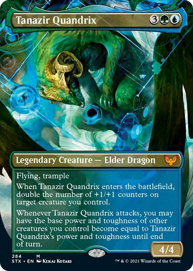 0284 Tanazir Quandrix (Borderless) M Strixhaven: School of Mages