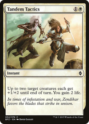 0052 Tandem Tactics C Battle for Zendikar