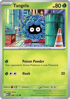 0006 Tangela Common Mega Evolution