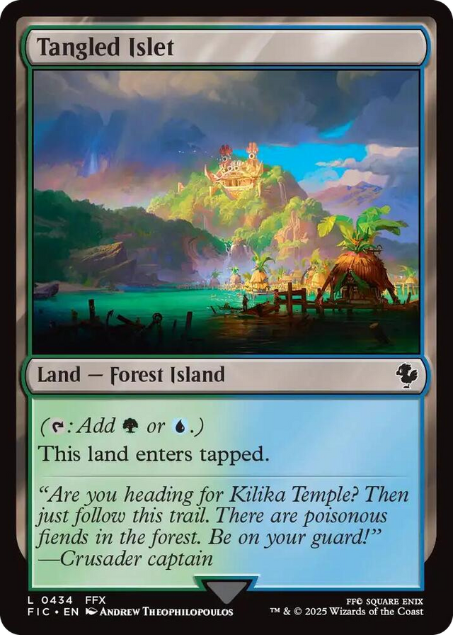 0434 Tangled Islet L Commander: FINAL FANTASY