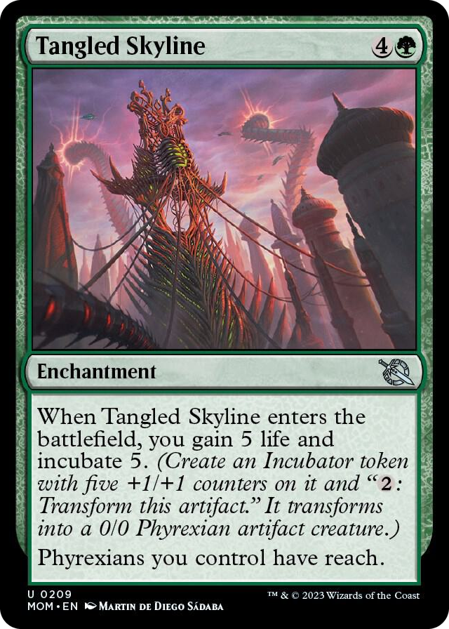 Tangled Skyline #209 U - March of the Machine Pokemon card