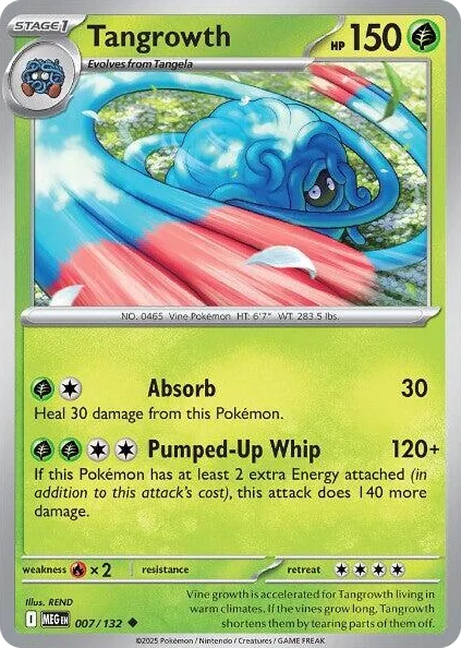 0007 Tangrowth Uncommon Mega Evolution