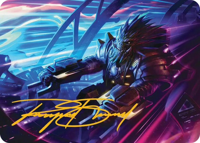 Tannuk, Steadfast Second Art Card (Gold-Stamped Signature) #19 S - Art Series: Edge of Eternities Pokemon card
