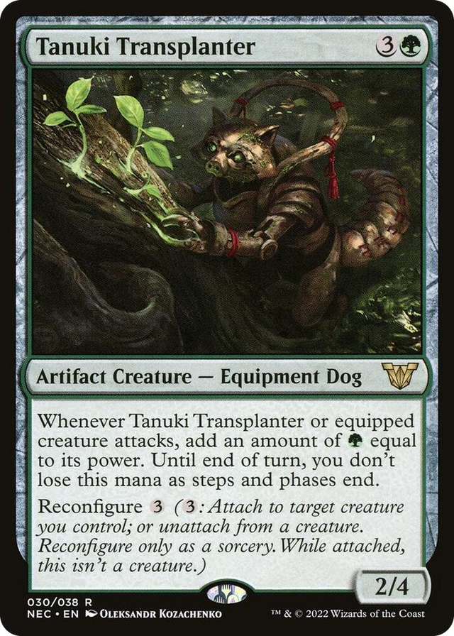 0030 Tanuki Transplanter R Commander: Kamigawa: Neon Dynasty