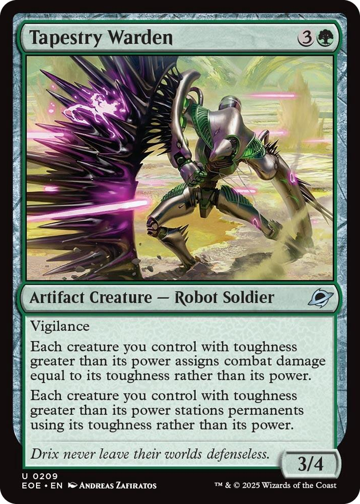 0209 Tapestry Warden U Edge of Eternities
