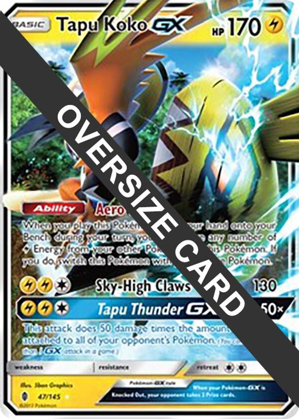 0047 Tapu Koko GX Promo Jumbo Cards