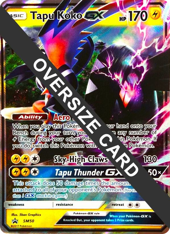 SM050 Tapu Koko GX - SM50 Promo Jumbo Cards