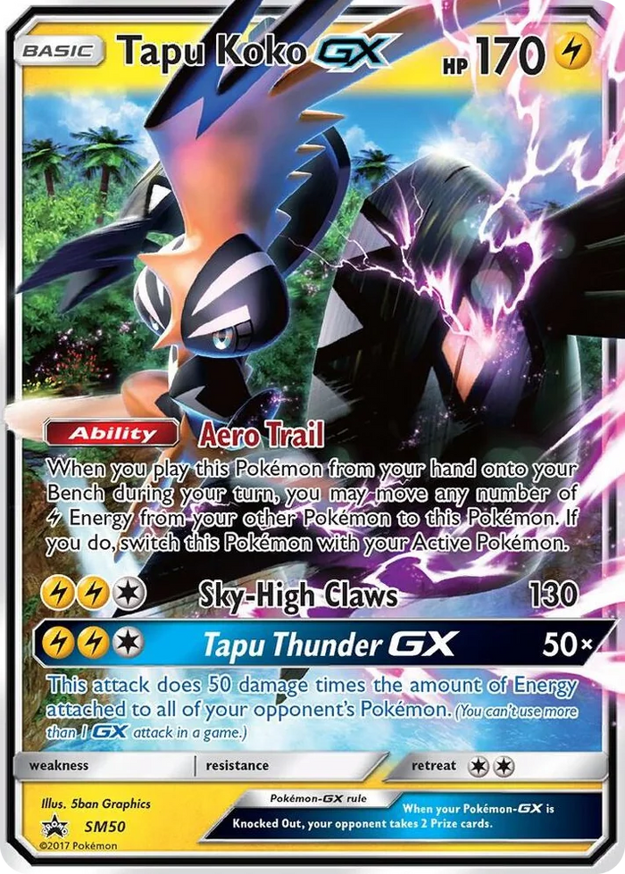 SM050 Tapu Koko GX - SM50 Promo SM Promos