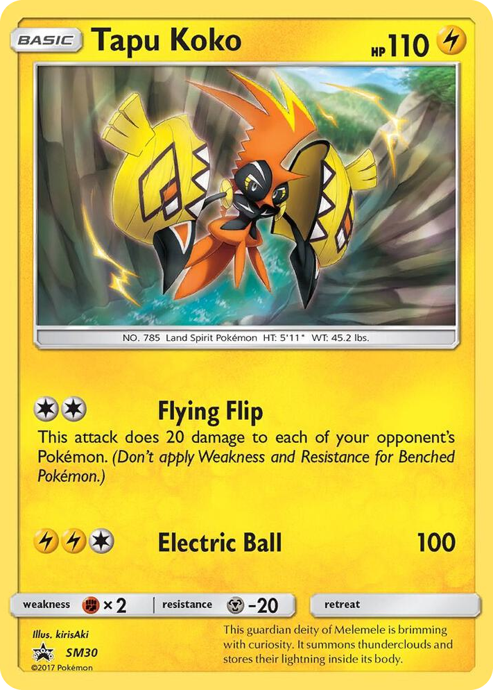 SM030 Tapu Koko - SM30 Promo SM Promos