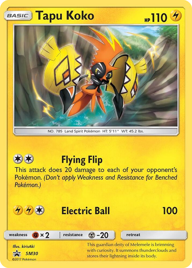 SM030 Tapu Koko - SM30 Promo SM Promos
