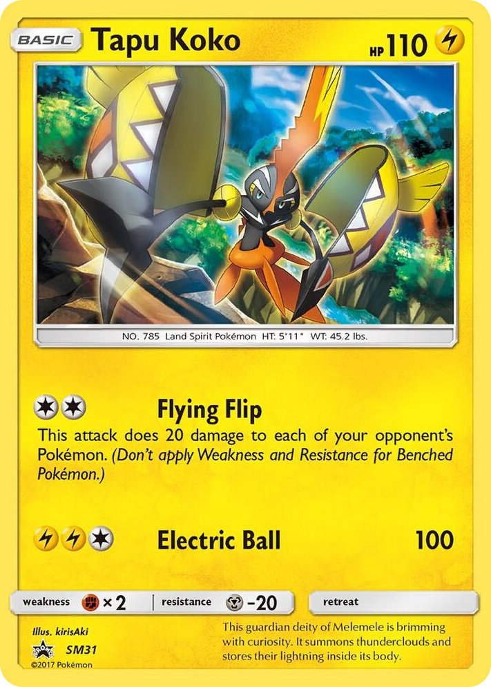 SM031 Tapu Koko - SM31 Promo SM Promos