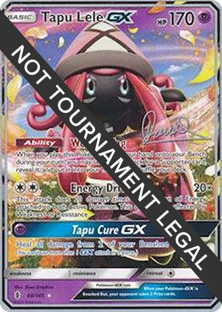 0060 Tapu Lele GX - 2017 (Diego Cassiraga) Ultra Rare World Championship Decks