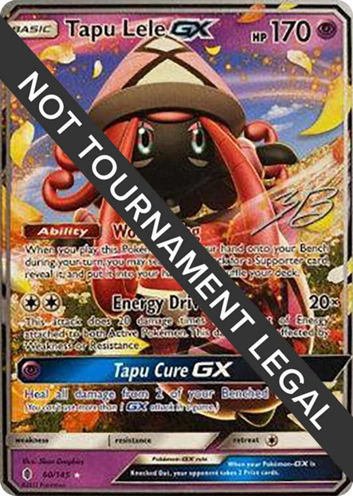 0060 Tapu Lele GX - 2017 (Zachary Bokhari) Ultra Rare World Championship Decks