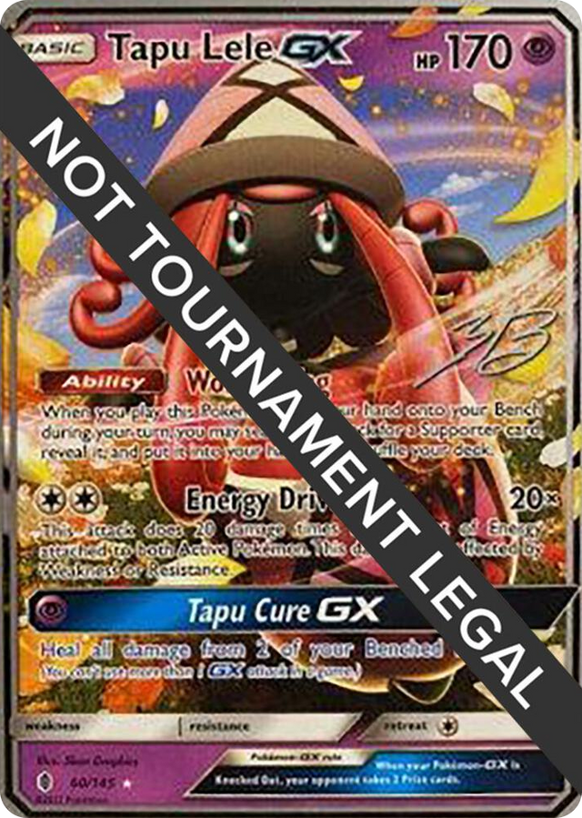 0060 Tapu Lele GX - 2017 (Zachary Bokhari) Ultra Rare World Championship Decks