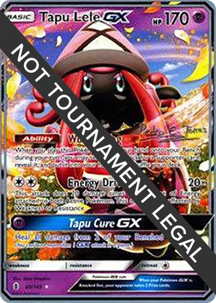 0060 Tapu Lele GX - 2018 (Pedro Eugenio Torres) Ultra Rare World Championship Decks