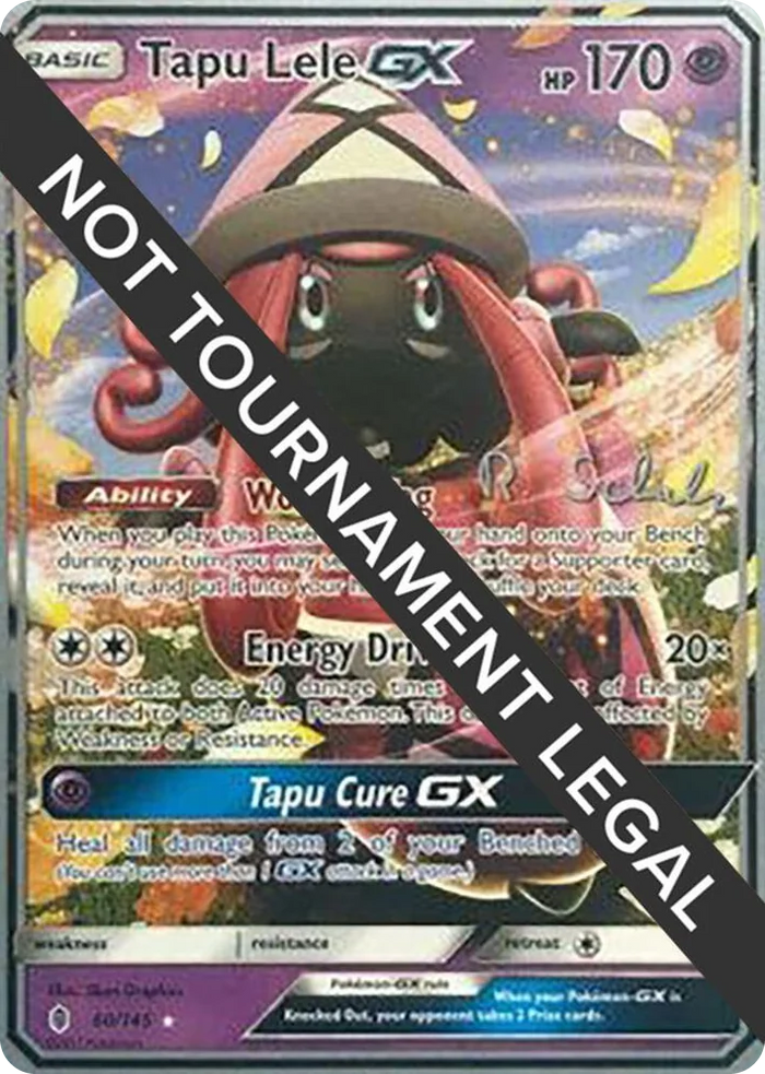 0060 Tapu Lele GX - 2018 (Robin Schulz) Ultra Rare World Championship Decks