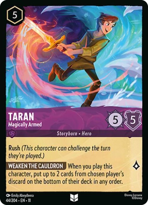 0044 Taran - Magically Armed Uncommon Winterspell