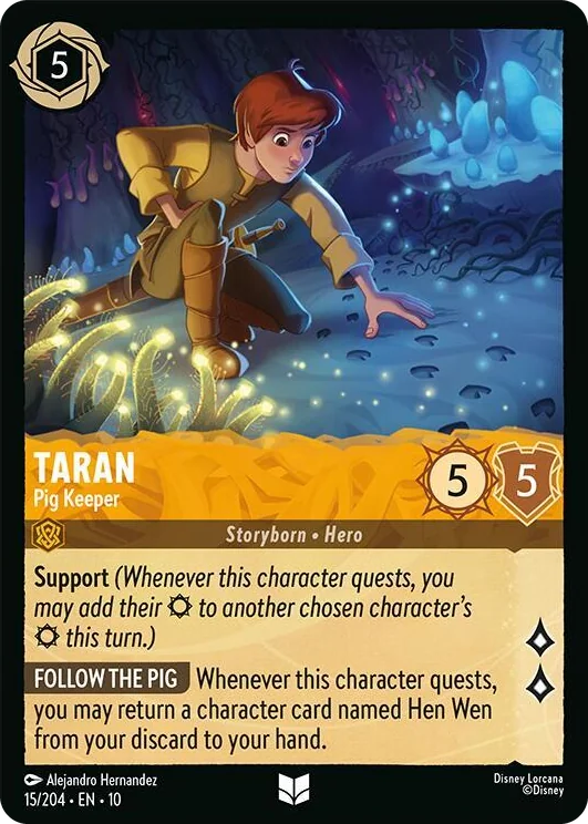 0015 Taran - Pig Keeper Uncommon Whispers in the Well