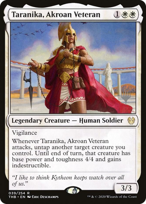 0039 Taranika, Akroan Veteran R Promo Pack: Theros Beyond Death