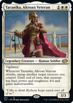 Taranika, Akroan Veteran #253 R - Jumpstart 2022 Pokemon card