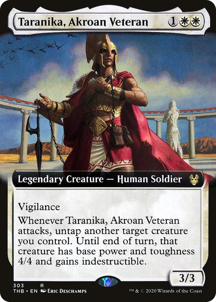 0303 Taranika, Akroan Veteran (Extended Art) R Theros Beyond Death