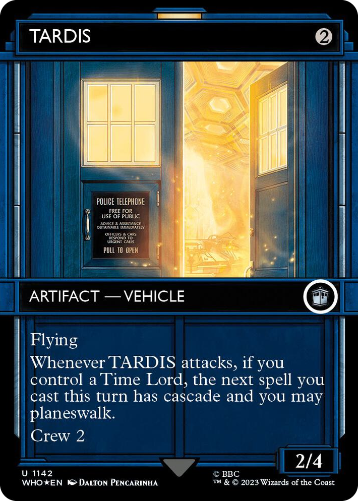1142 TARDIS (Showcase) (Surge Foil) U Universes Beyond: Doctor Who