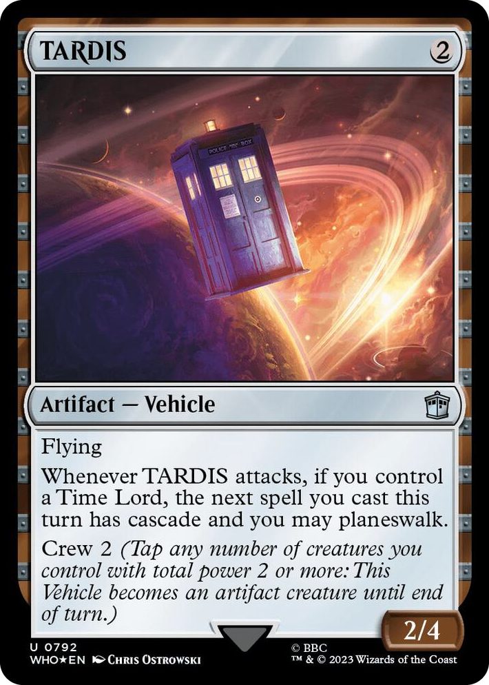 0792 TARDIS (Surge Foil) U Universes Beyond: Doctor Who