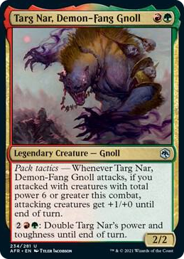 0234 Targ Nar, Demon-Fang Gnoll U Adventures in the Forgotten Realms