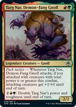 0234 Targ Nar, Demon-Fang Gnoll U Adventures in the Forgotten Realms