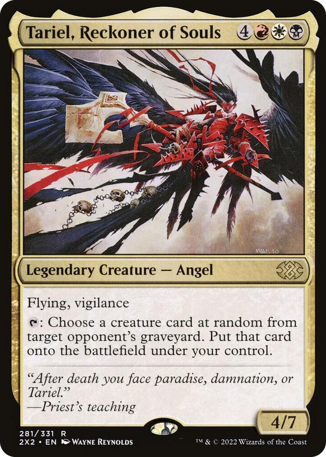 0281 Tariel, Reckoner of Souls R Double Masters 2022