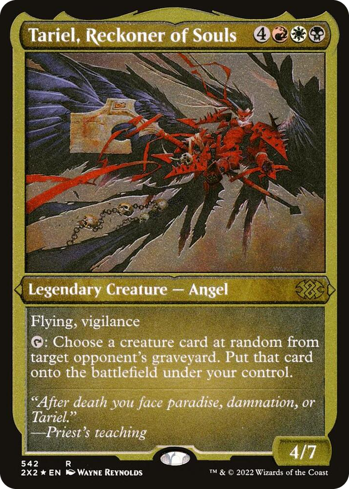 0542 Tariel, Reckoner of Souls (Foil Etched) R Double Masters 2022