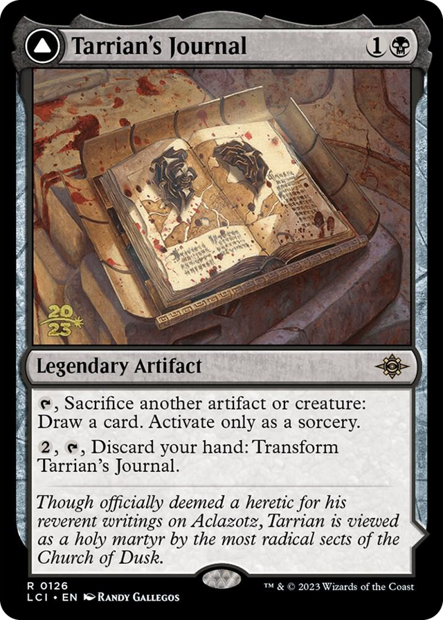 0126 Tarrian's Journal R Prerelease Cards