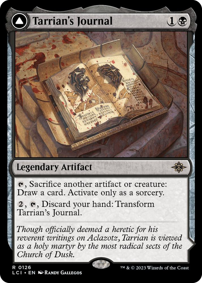 Tarrian's Journal #126 R - The Lost Caverns of Ixalan Pokemon card