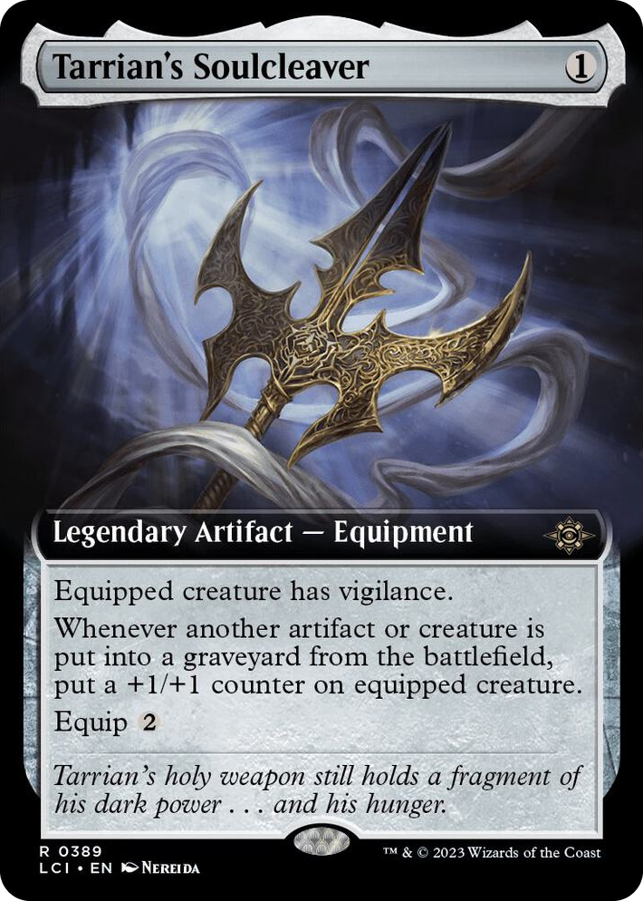 0389 Tarrian's Soulcleaver (Extended Art) R The Lost Caverns of Ixalan