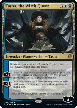 Tasha, the Witch Queen #294 M - Commander Legends: Battle for Baldur's Gate Pokemon card