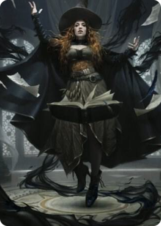 0041 Tasha, the Witch Queen Art Card (41/81) S Art Series: Commander Legends: Battle for Baldur's Gate