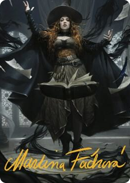 0041 Tasha, the Witch Queen Art Card (41/81) (Gold-Stamped Signature) S Art Series: Commander Legends: Battle for Baldur's Gate