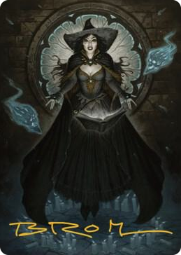 0076 Tasha, the Witch Queen Art Card (76/81) (Gold-Stamped Signature) S Art Series: Commander Legends: Battle for Baldur's Gate