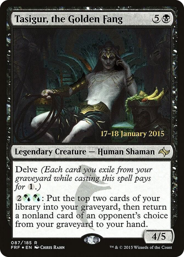 0087 Tasigur, the Golden Fang P Prerelease Cards