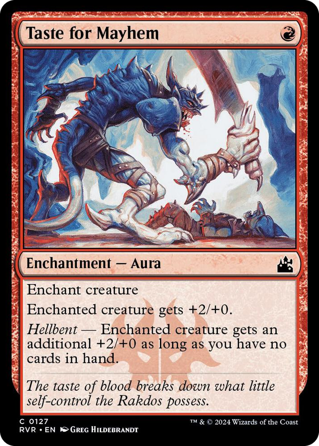0127 Taste for Mayhem C Ravnica Remastered