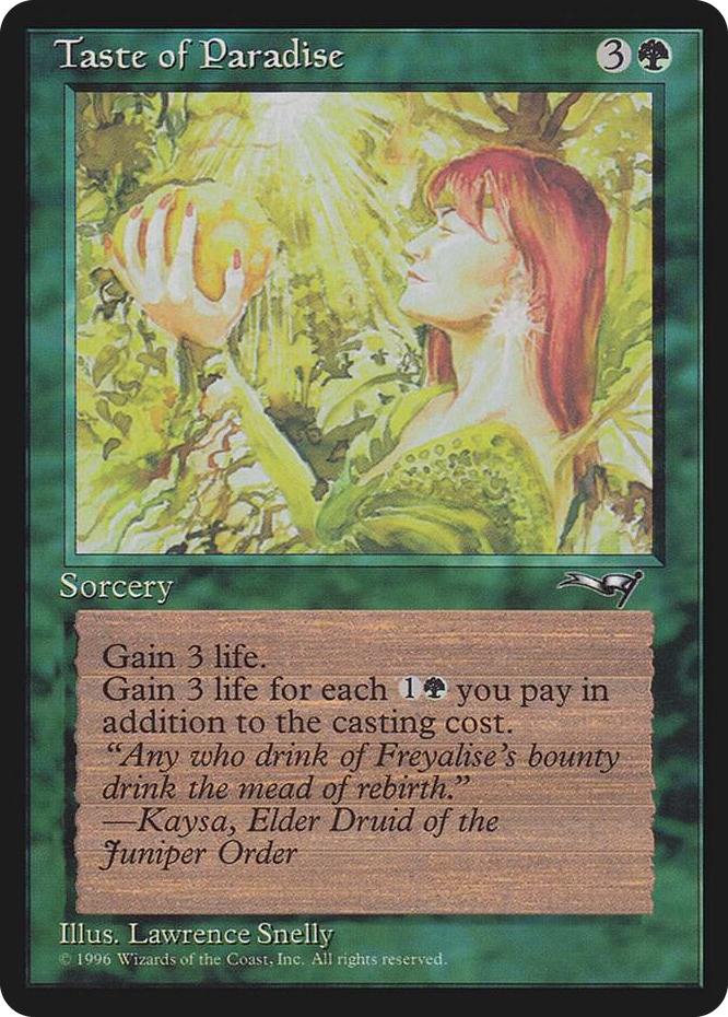 0085 Taste of Paradise (Holding Fruit) C Alliances