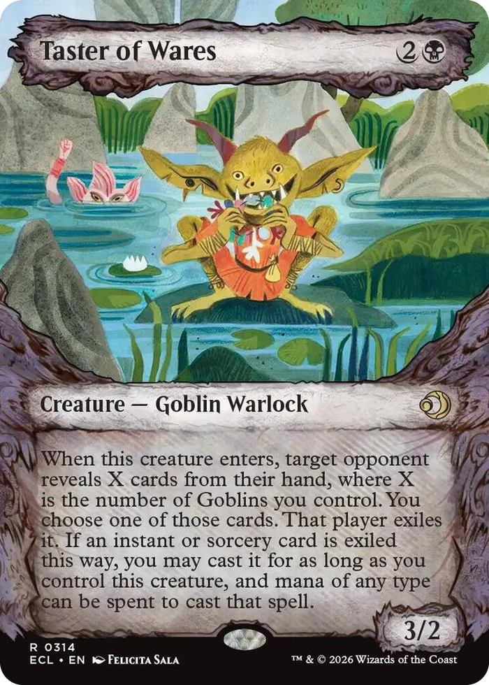 Taster of Wares (Showcase) #314 R - Lorwyn Eclipsed Pokemon card