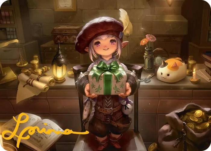 Tataru Taru Art Card (Gold-Stamped Signature) #25 S - Art Series: FINAL FANTASY Pokemon card