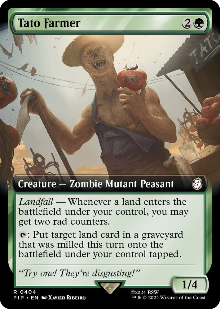 0404 Tato Farmer (Extended Art) R Universes Beyond: Fallout
