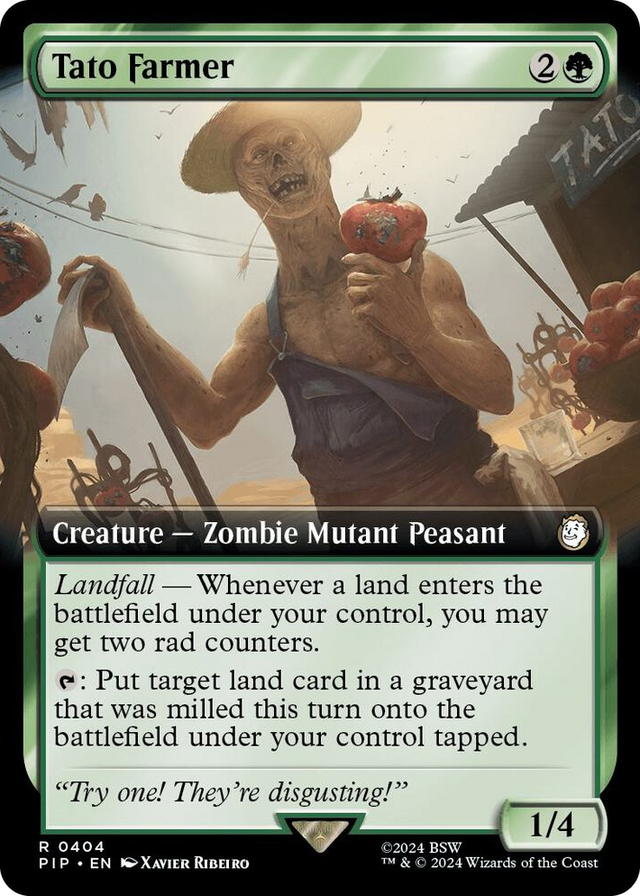 0404 Tato Farmer (Extended Art) R Universes Beyond: Fallout