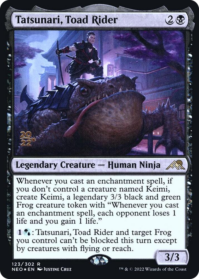Tatsunari, Toad Rider #123 R - Prerelease Cards Pokemon card