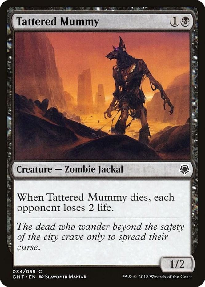 0034 Tattered Mummy C Magic Game Night