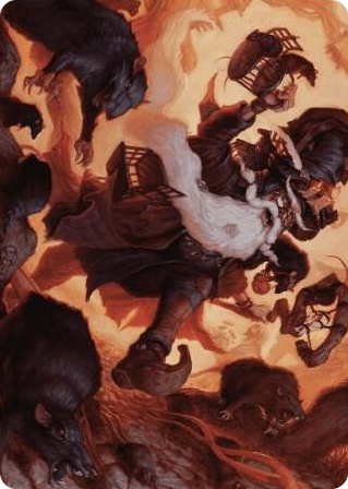 Tattered Ratter Art Card #20 S - Art Series: Wilds of Eldraine Pokemon card